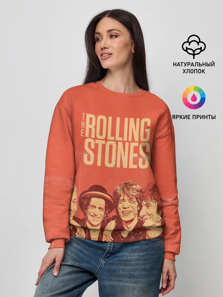 Женский свитшот / The Rolling Stones