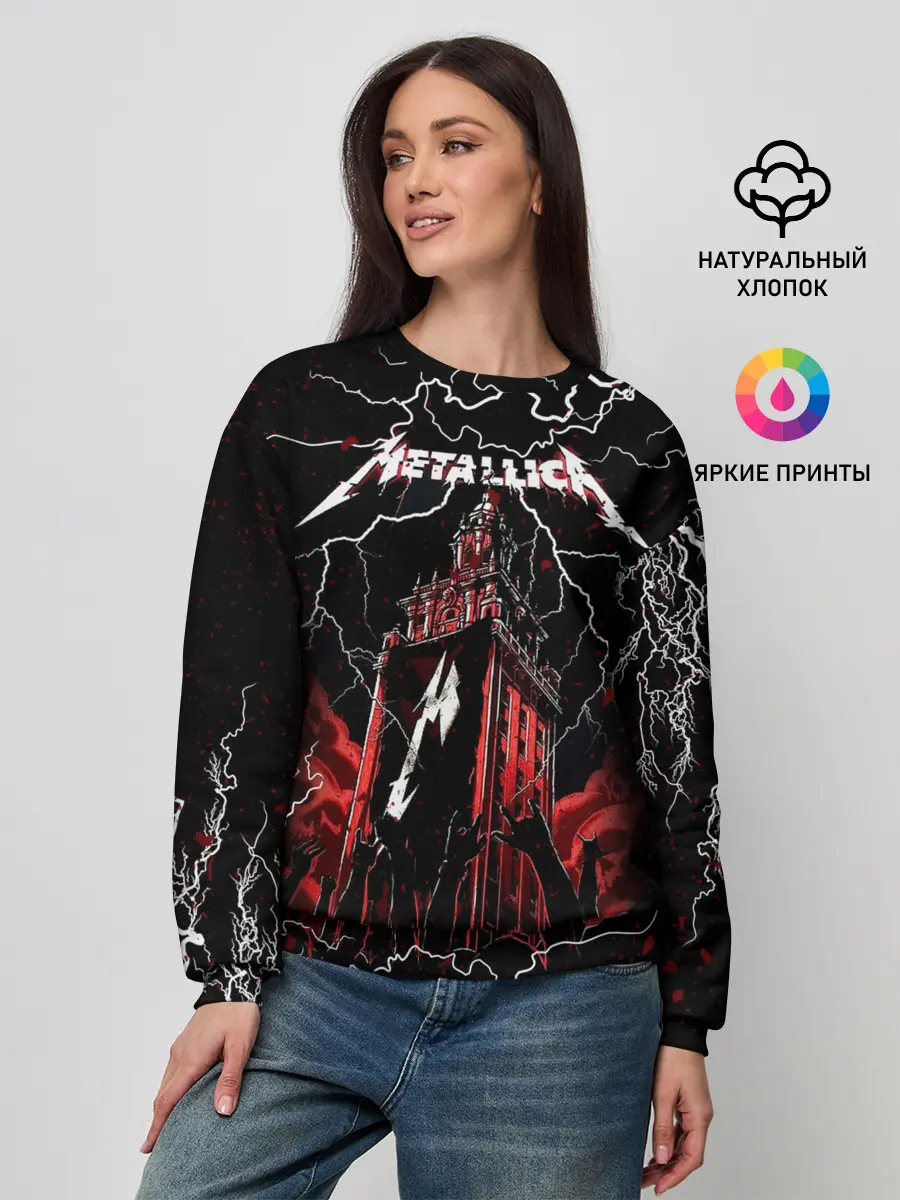 Женский свитшот / Metallica