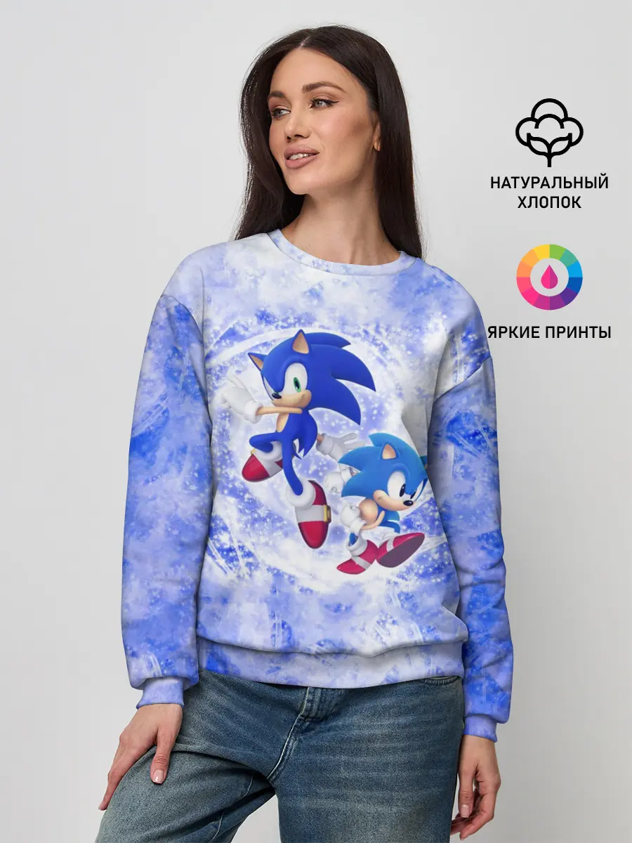 Женский свитшот / Sonic