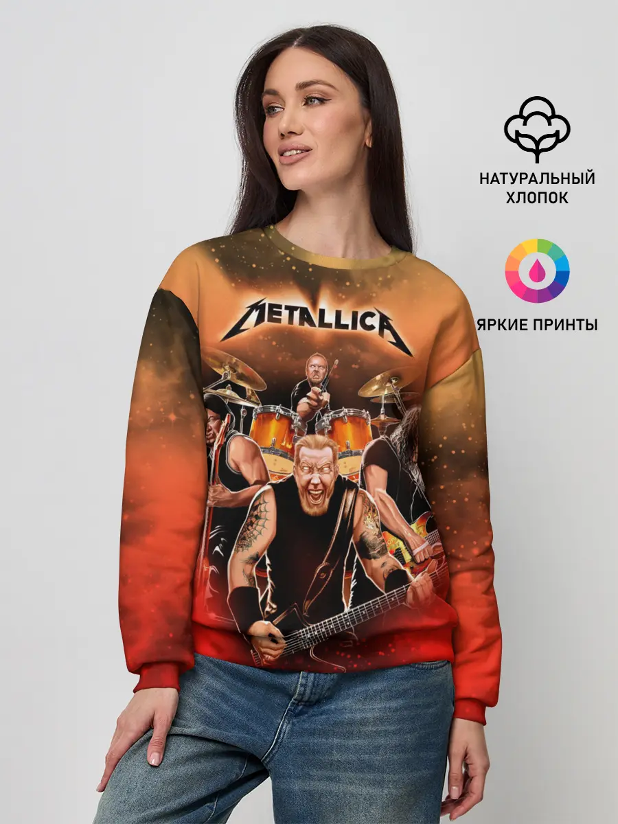 Женский свитшот / Metallica