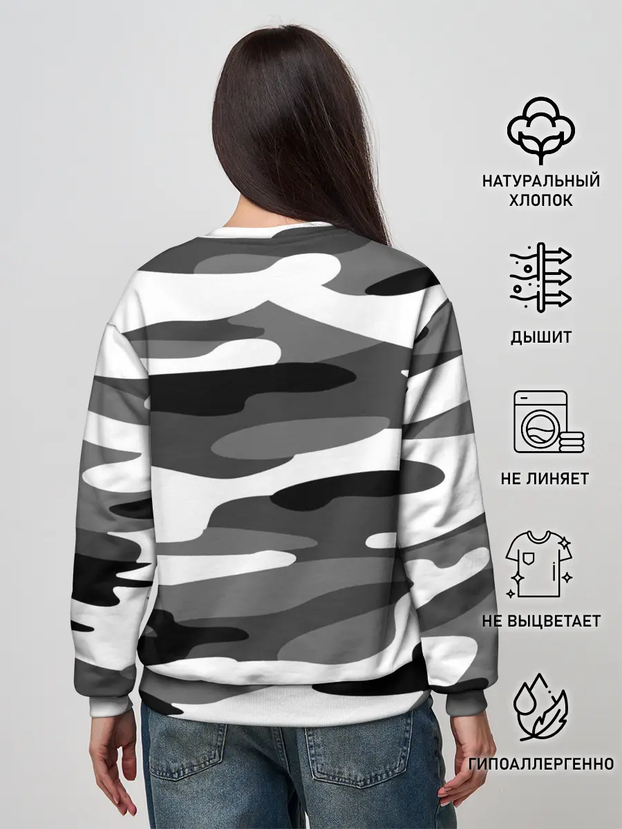 Женский свитшот / Камуфляж Sabaton