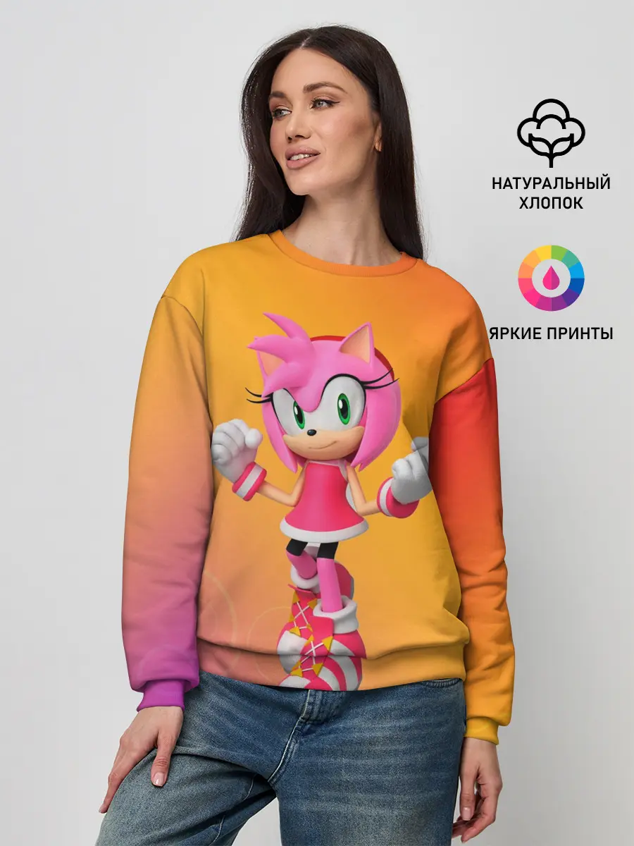 Женский свитшот / Эми - Соник