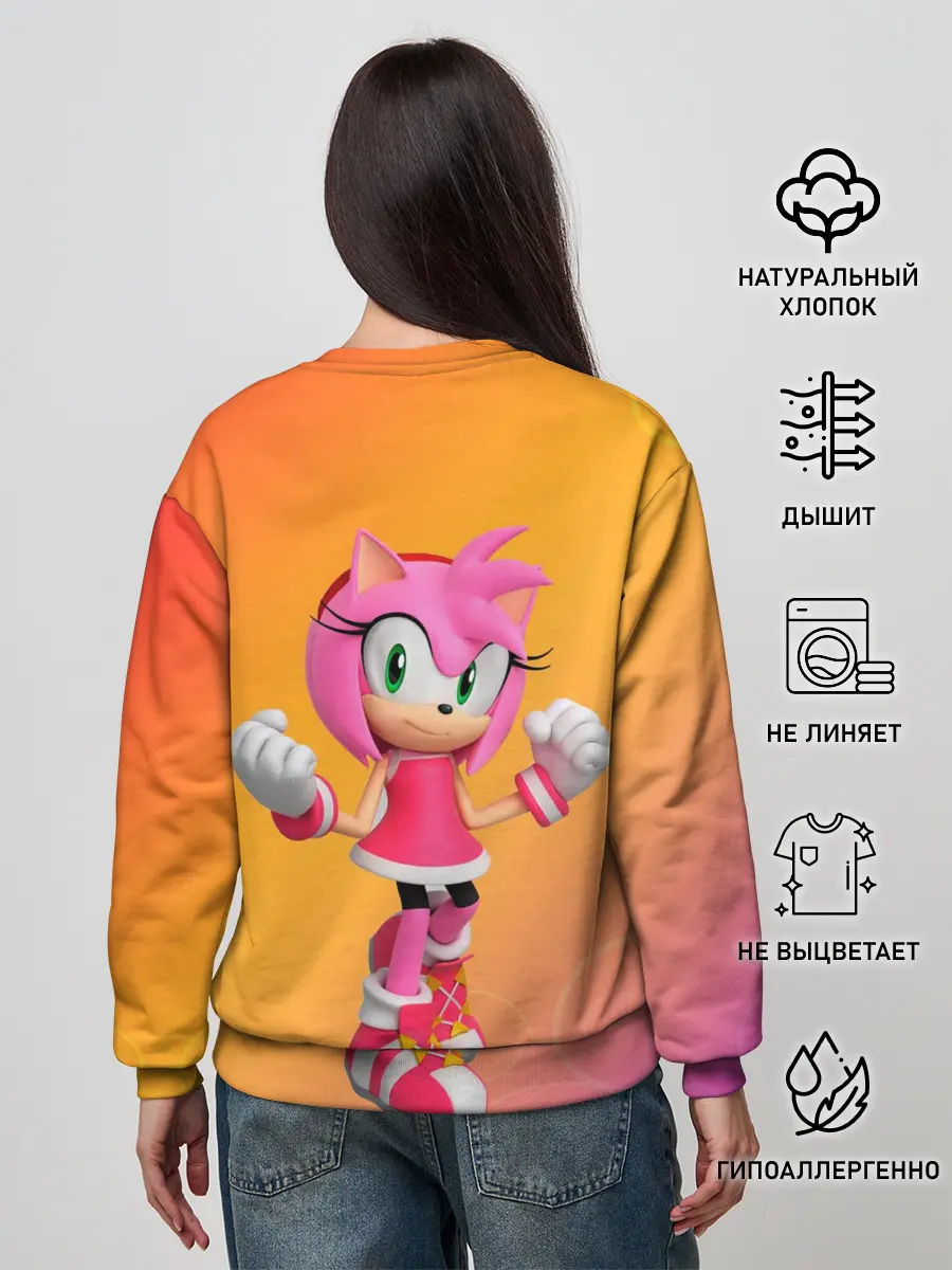 Женский свитшот / Эми - Соник