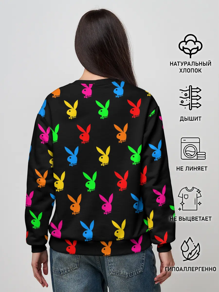 Женский свитшот / PLAYBOY | ПЛЕЙБОЙ