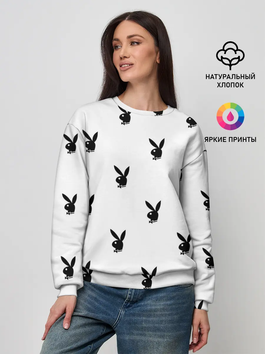 Женский свитшот / PLAYBOY | ПЛЕЙБОЙ