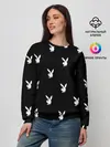 Женский свитшот / ПЛЕЙБОЙ ПАТТЕРН | PLAYBOY PATTERN