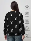 Женский свитшот / ПЛЕЙБОЙ ПАТТЕРН | PLAYBOY PATTERN