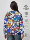 Женский свитшот / SONIC PATTERN | СОНИК