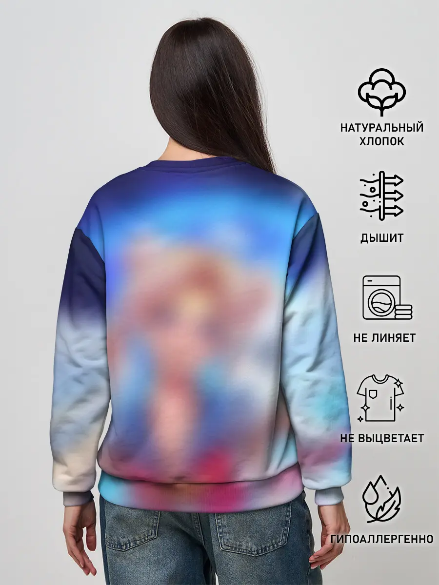 Женский свитшот / КРЫЛЬЯ АНИМЕ