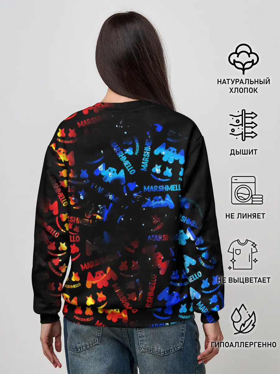 Женский свитшот / MARSMELLO FIRE
