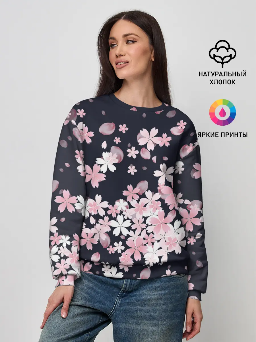 Женский свитшот / Сакура