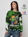 Женский свитшот / Minecraft / Майнкрафт