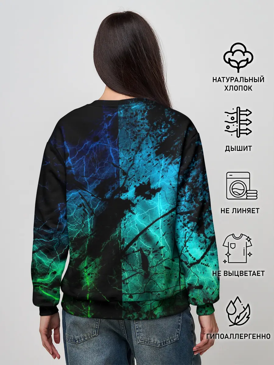 Женский свитшот / Minecraft / Майнкрафт