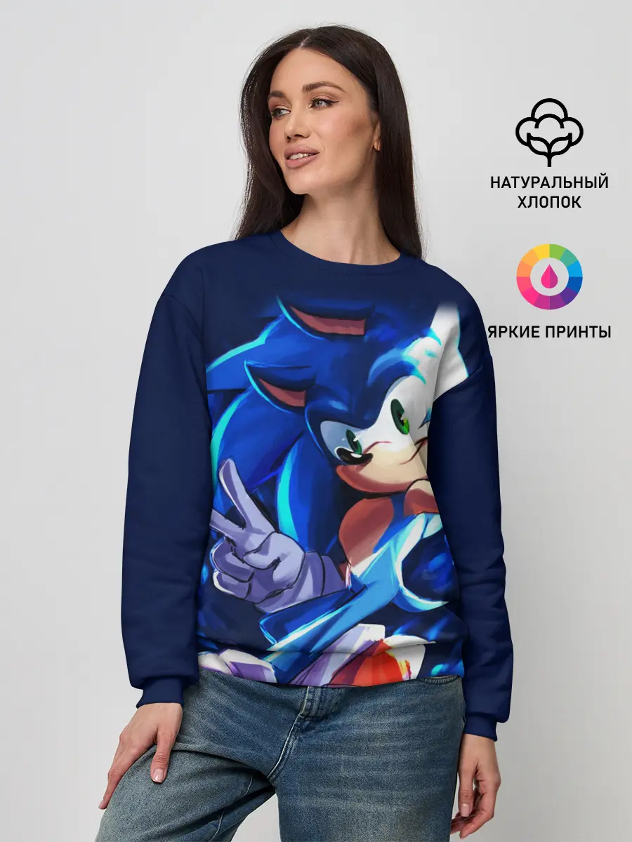 Женский свитшот / Sonic