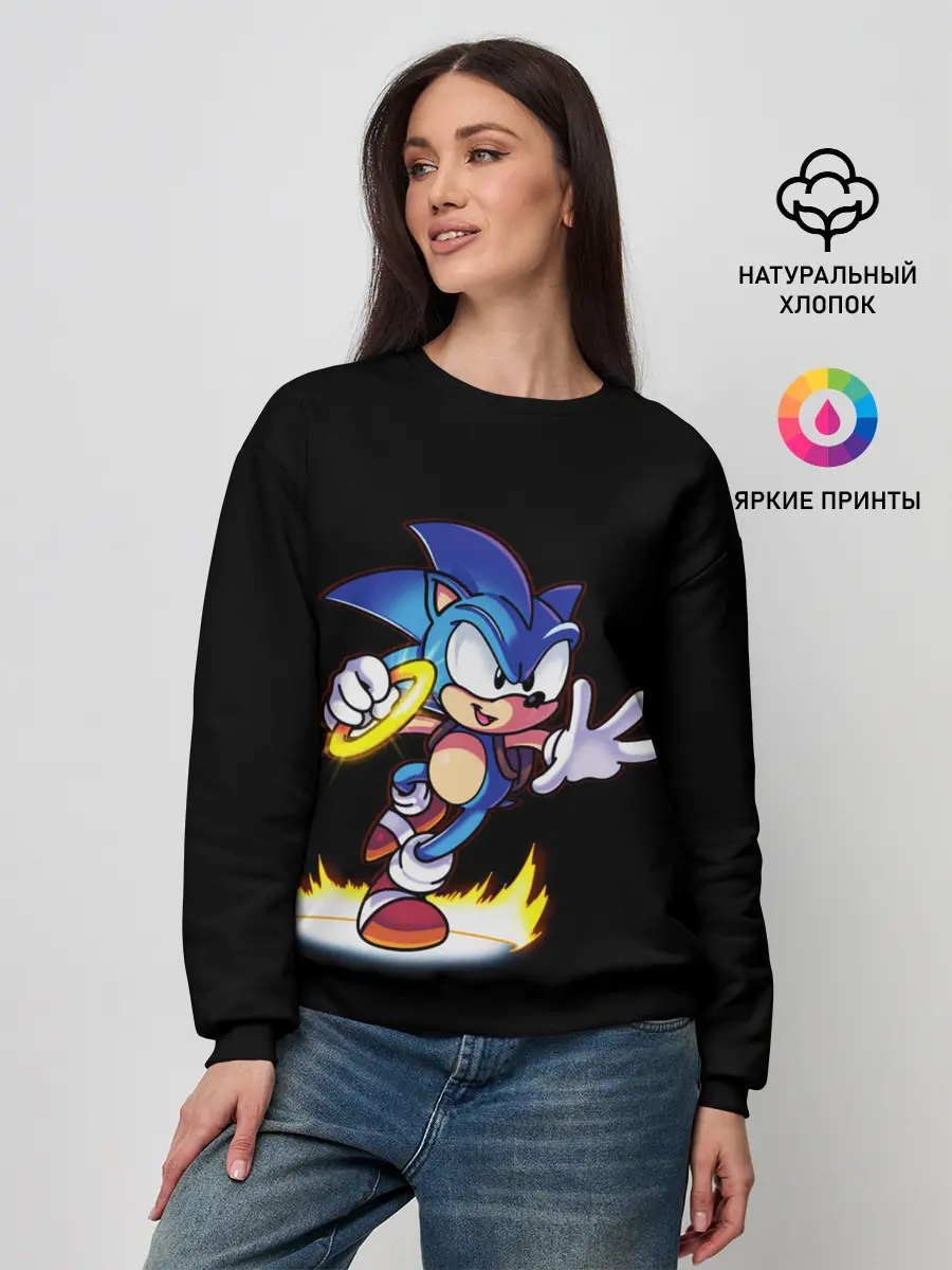 Женский свитшот / Sonic