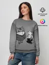 Женский свитшот / Котики в масках
