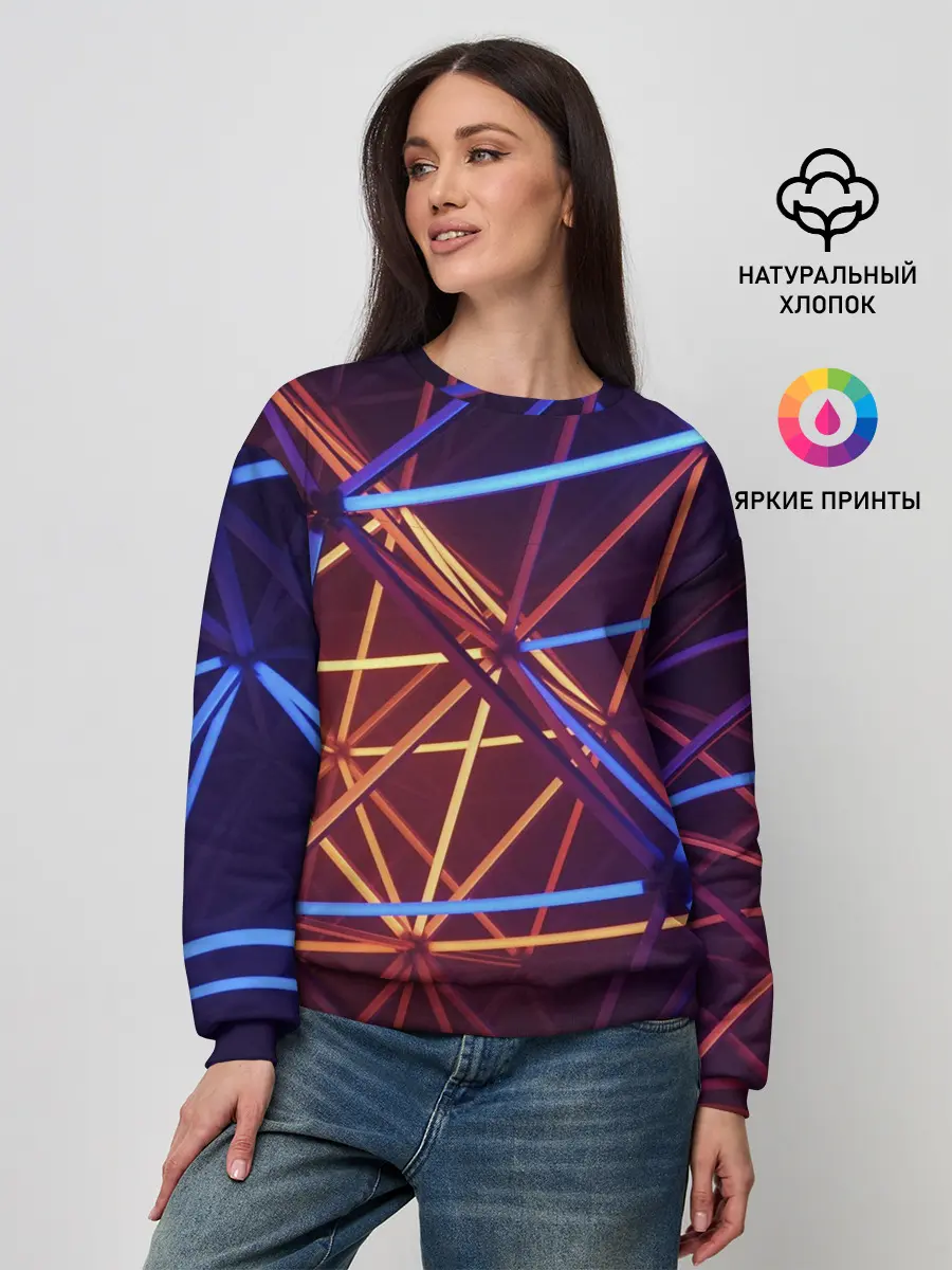 Женский свитшот / Линии