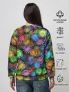 Женский свитшот / Разноцветные вирусы