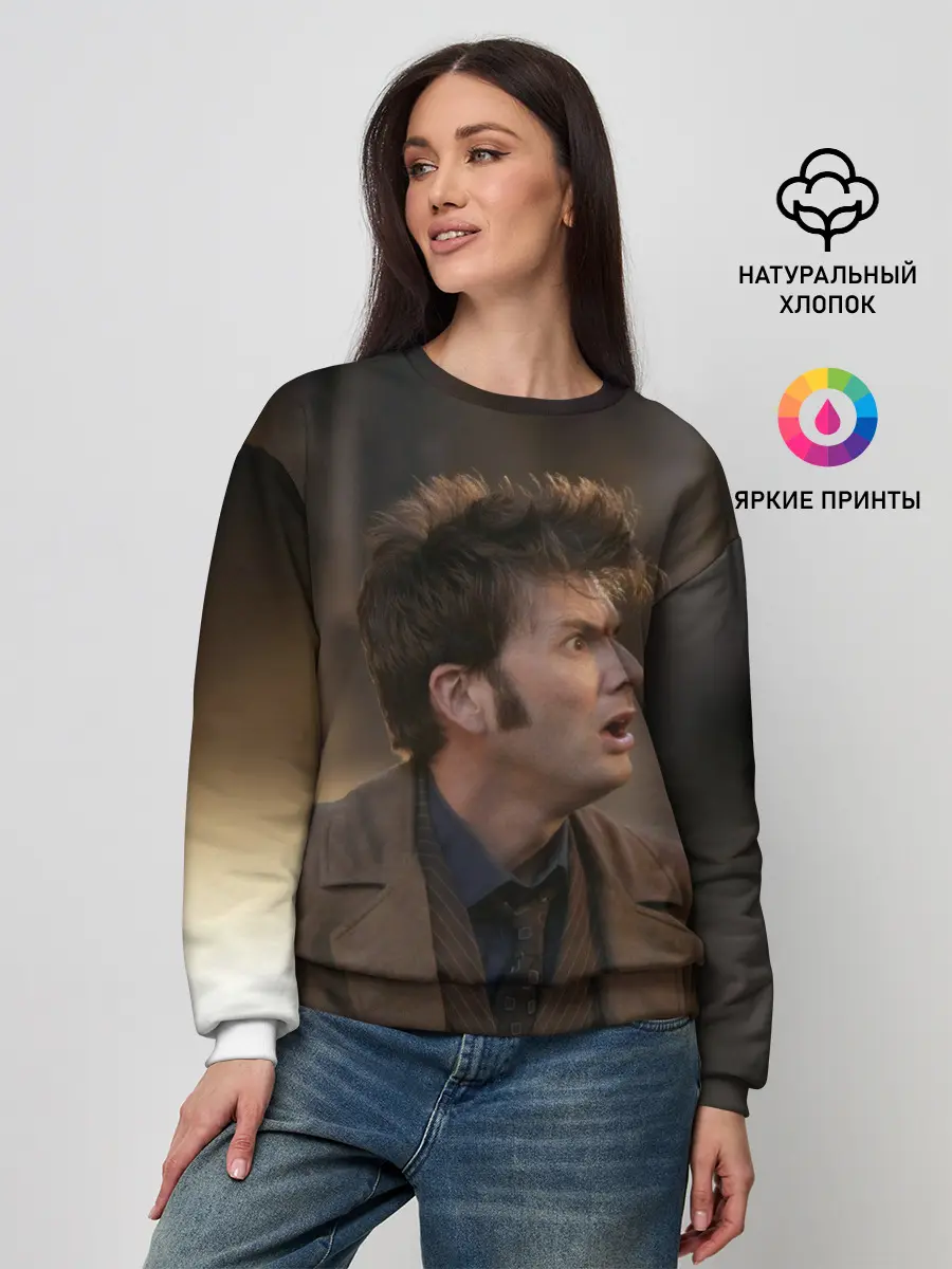 Женский свитшот / 10th DOCTOR WHO