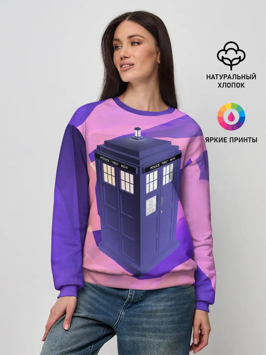 Женский свитшот / ТАРДИС