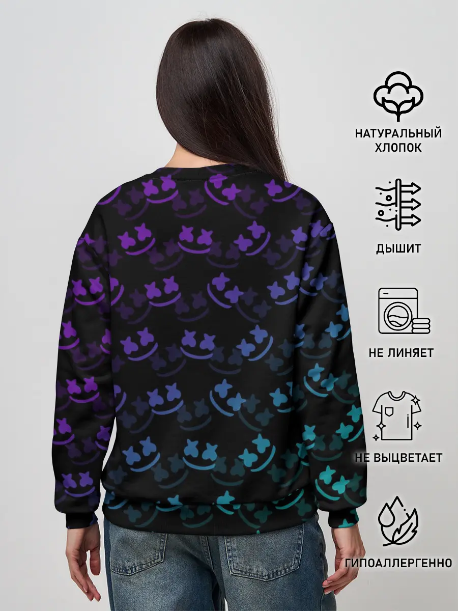 Женский свитшот / FORTNITE MARSHMELLO