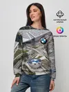 Женский свитшот / BMW city