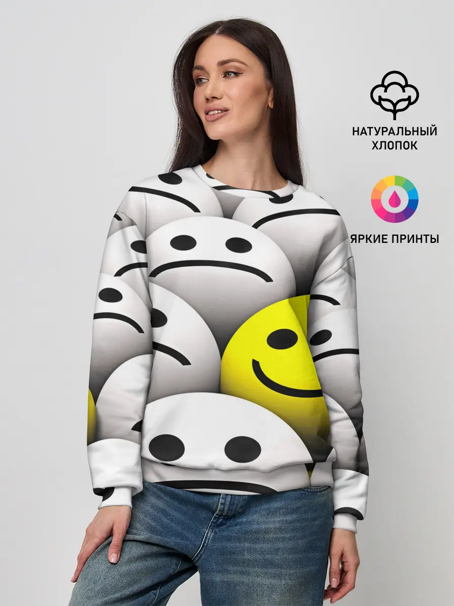 Женский свитшот / EMOJI 2019