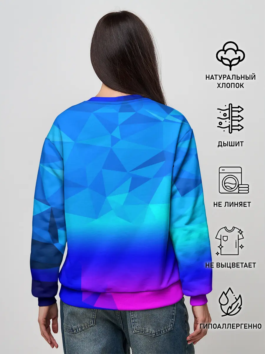 Женский свитшот / ABSTRACT NEON