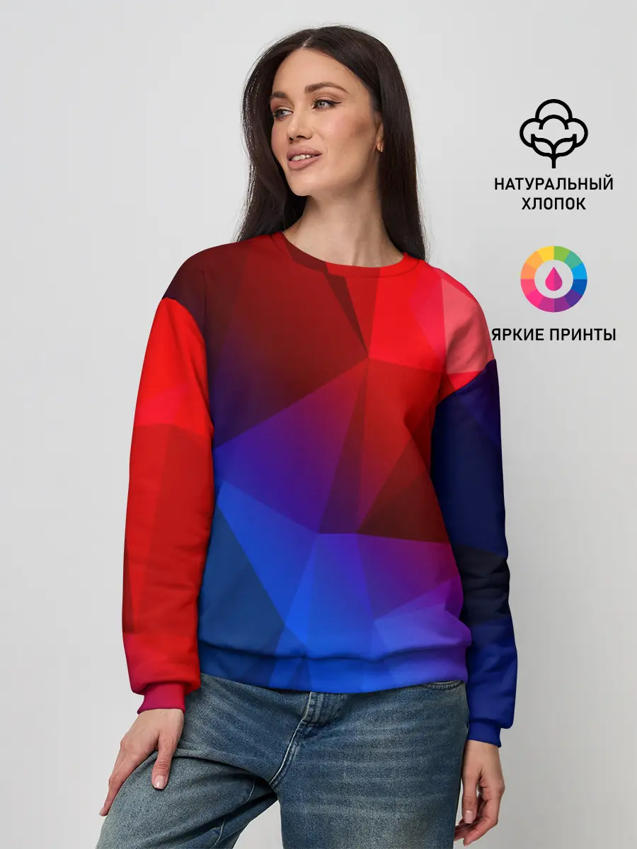 Женский свитшот / RED&BLUE