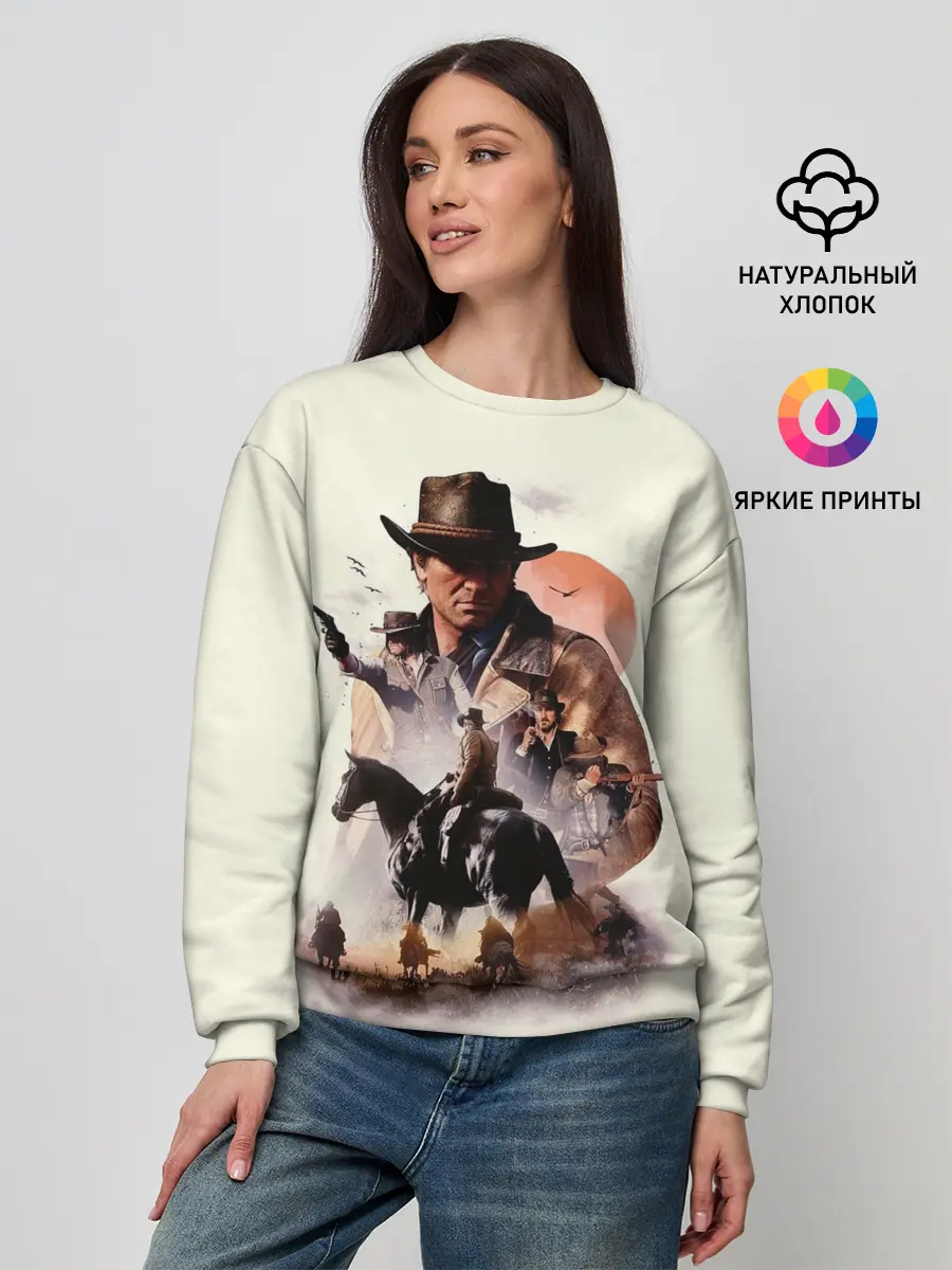 Женский свитшот / red dead redemption 2 Art