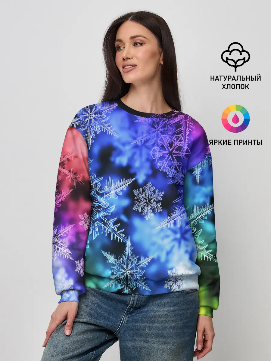 Женский свитшот / ЗИМНЕЕ УТРО