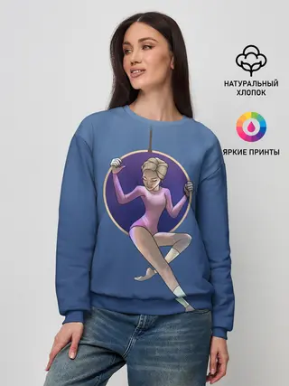 Женский свитшот / Gymnastics on the rings