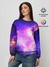 Женский свитшот / КОСМИЧЕСКИЕ КРАСКИ