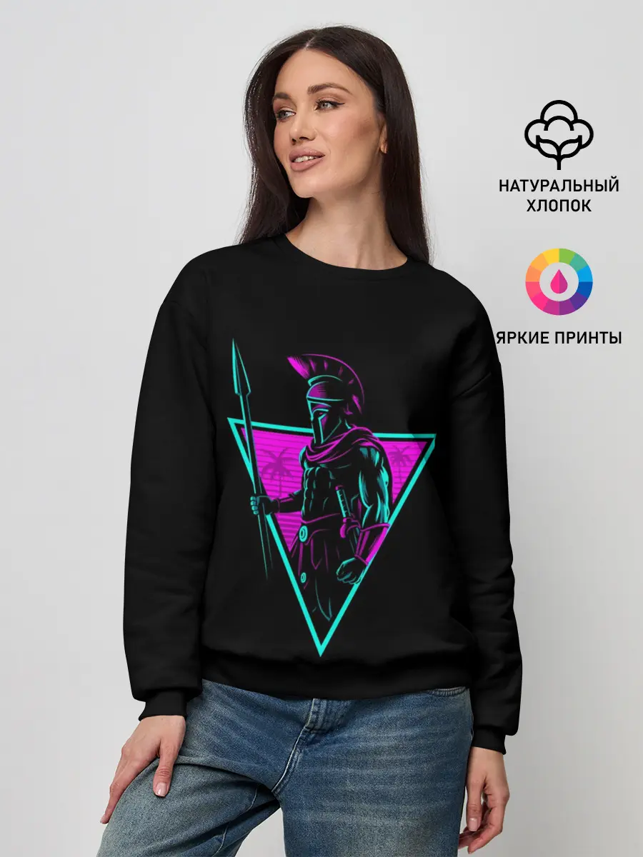 Женский свитшот / Spartan Retro Neon