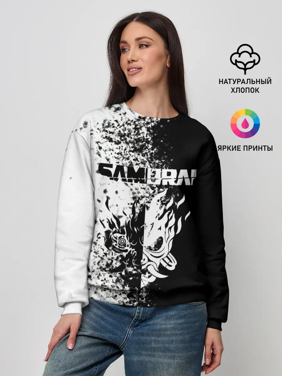 Женский свитшот / Cyberpunk 2077 | Samurai.