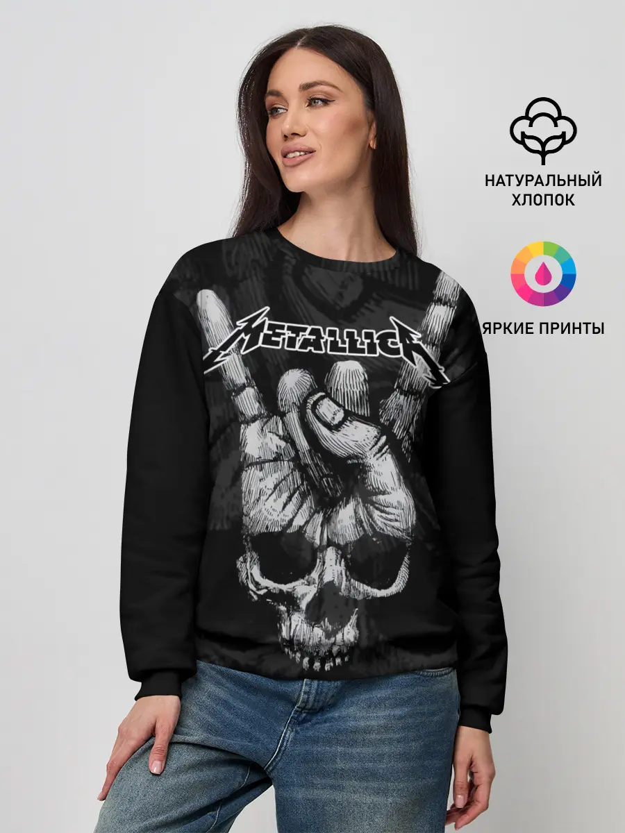 Женский свитшот / Metallica