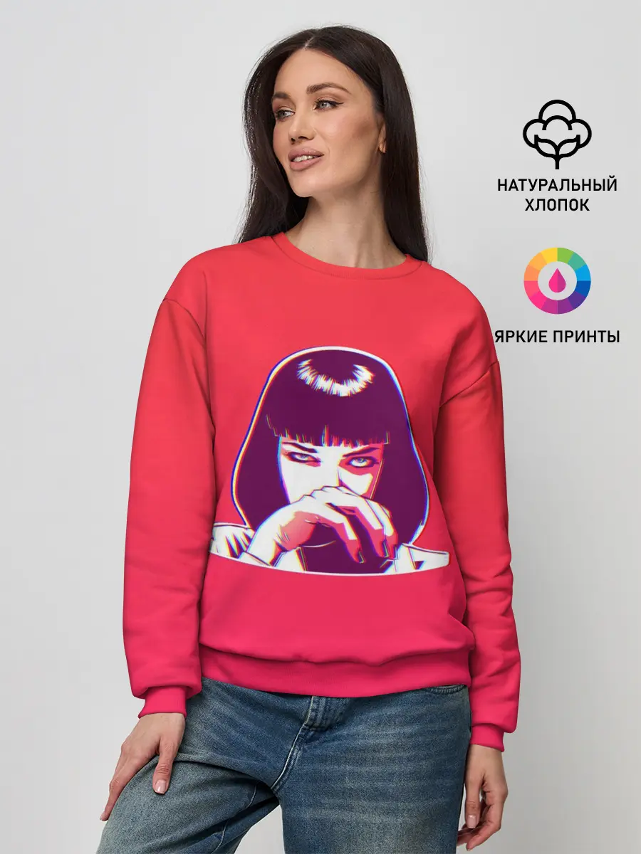 Женский свитшот / MIA GLITCH Gradient