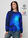 Женский свитшот / СИНИЙ КОСМОС