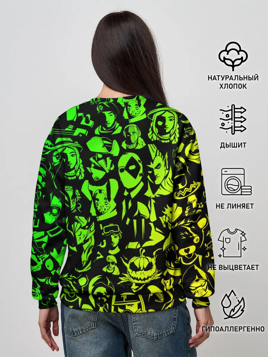 Женский свитшот / ПЕРСОНАЖИ FORTNITE