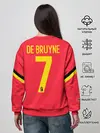Женский свитшот / De Bruyne home EURO 2020