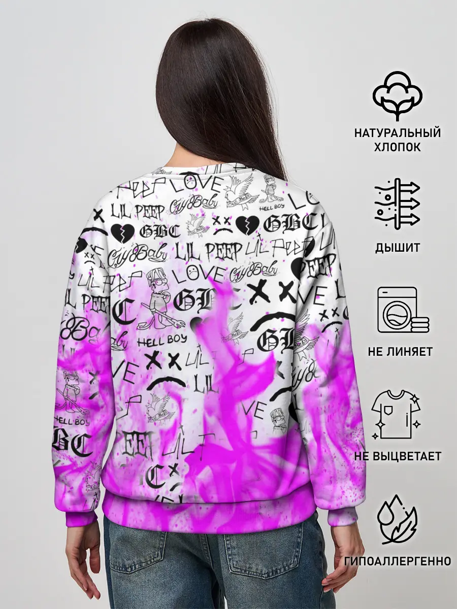 Женский свитшот / CRY BABY LIL PEEP