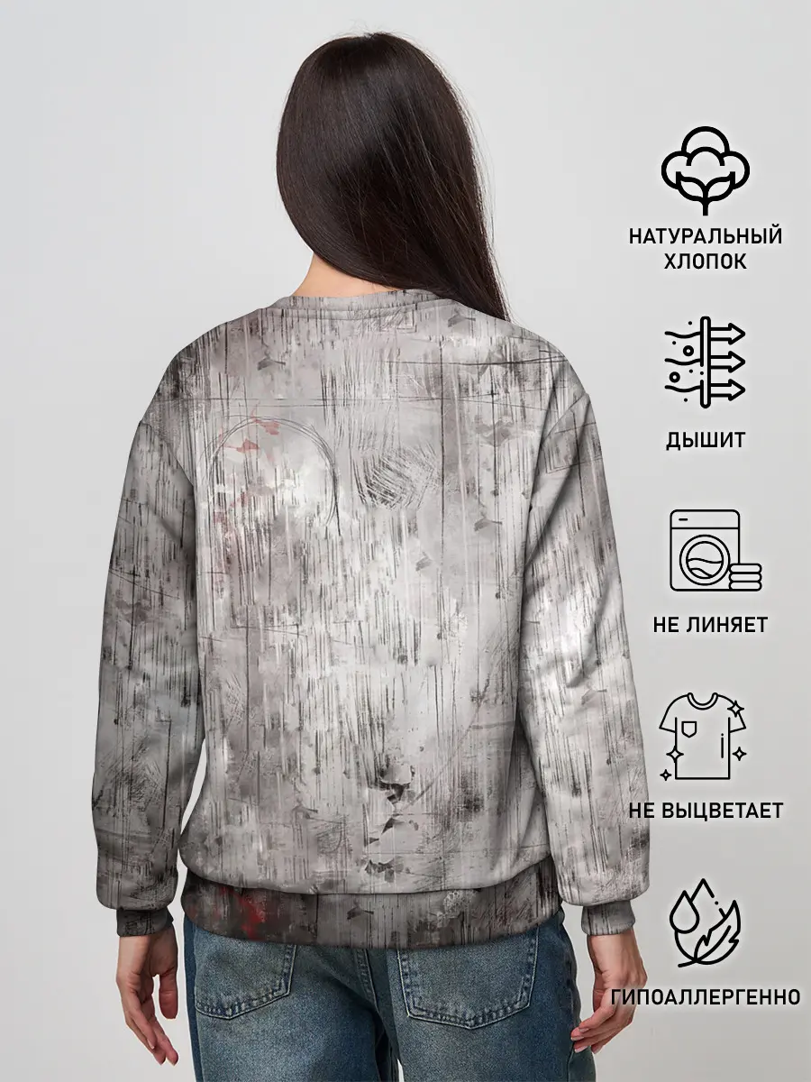 Женский свитшот / Острые козырьки