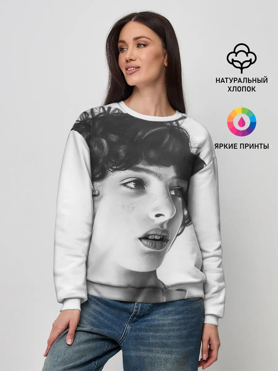 Женский свитшот / finn wolfhard