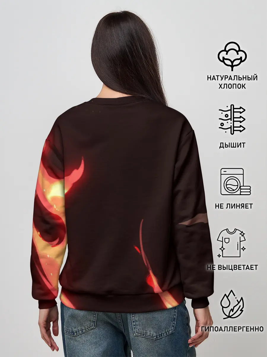 Женский свитшот / Клинок рассекающий демонов