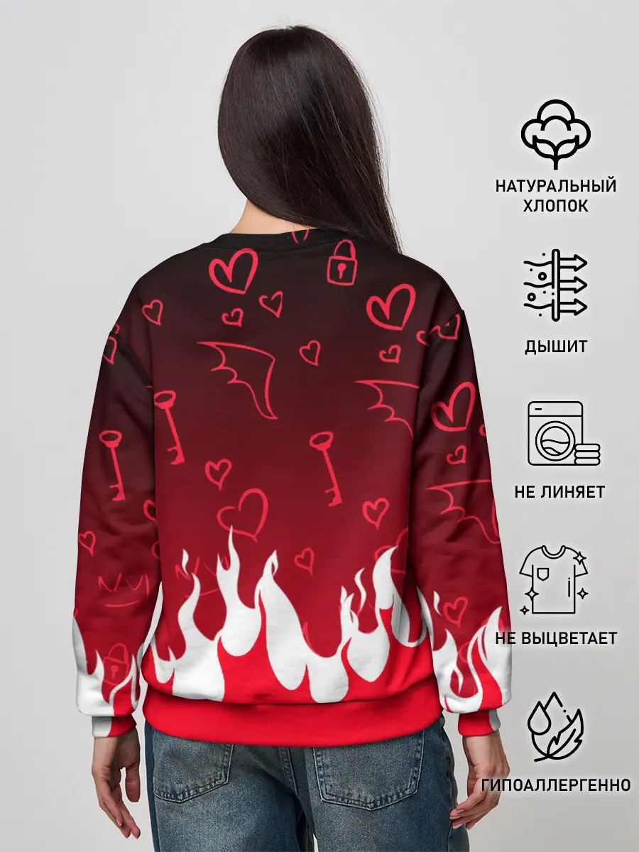 Женский свитшот / ОТЕЛЬ ХАЗБИН ЧАРЛИ