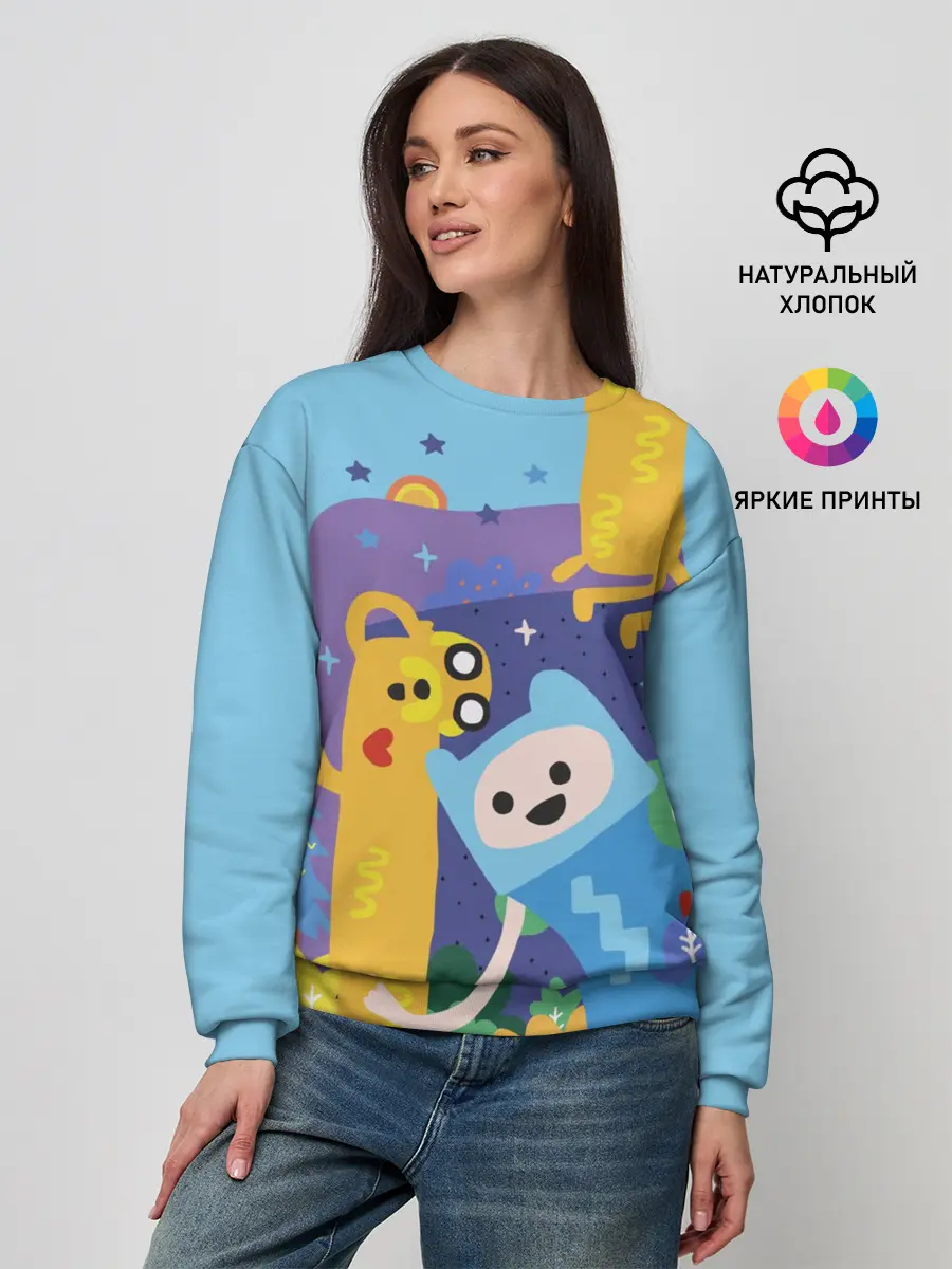 Женский свитшот / Время приключений Winter