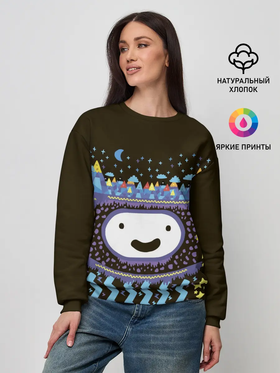 Женский свитшот / Время приключений Snow