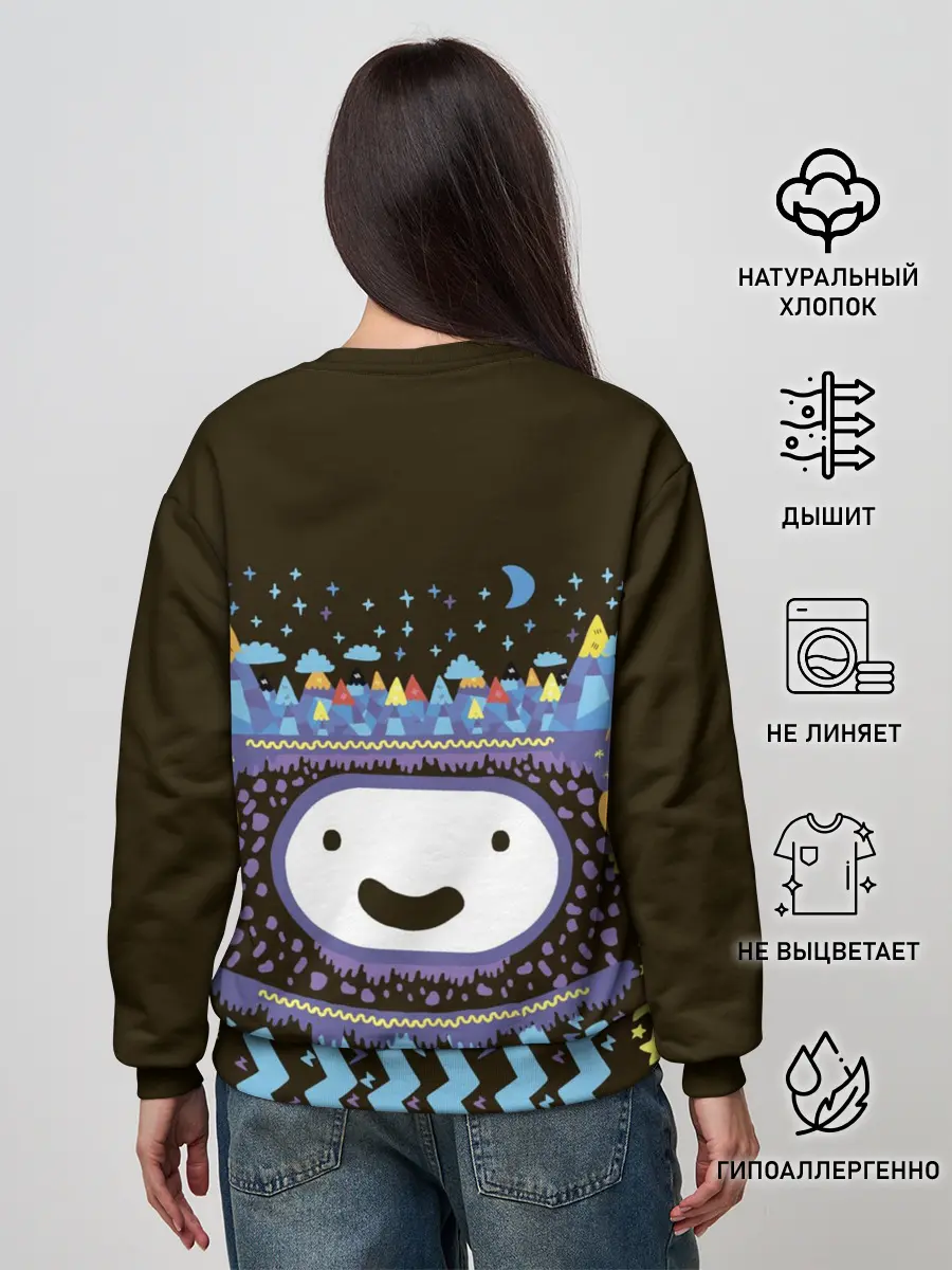 Женский свитшот / Время приключений Snow