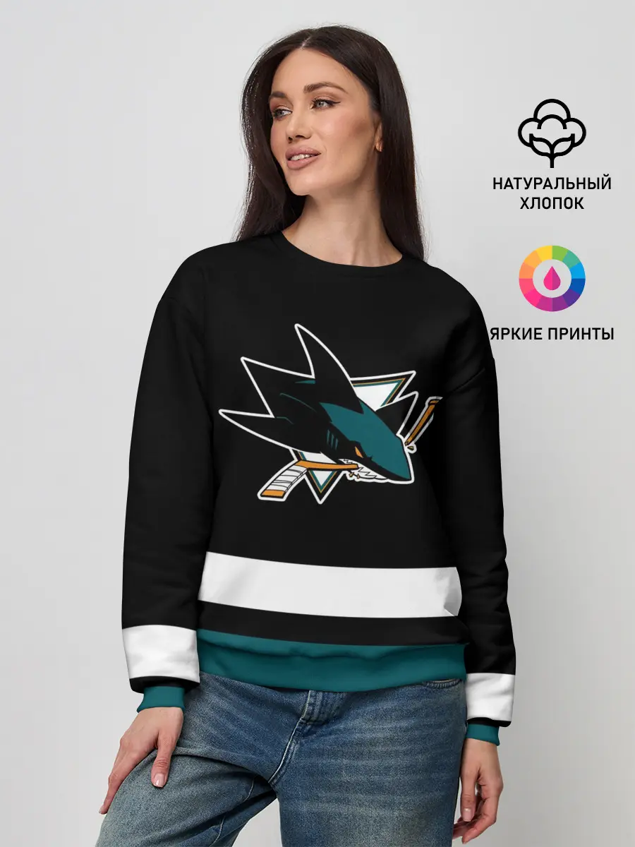Женский свитшот / Сан-Хосе Шаркс