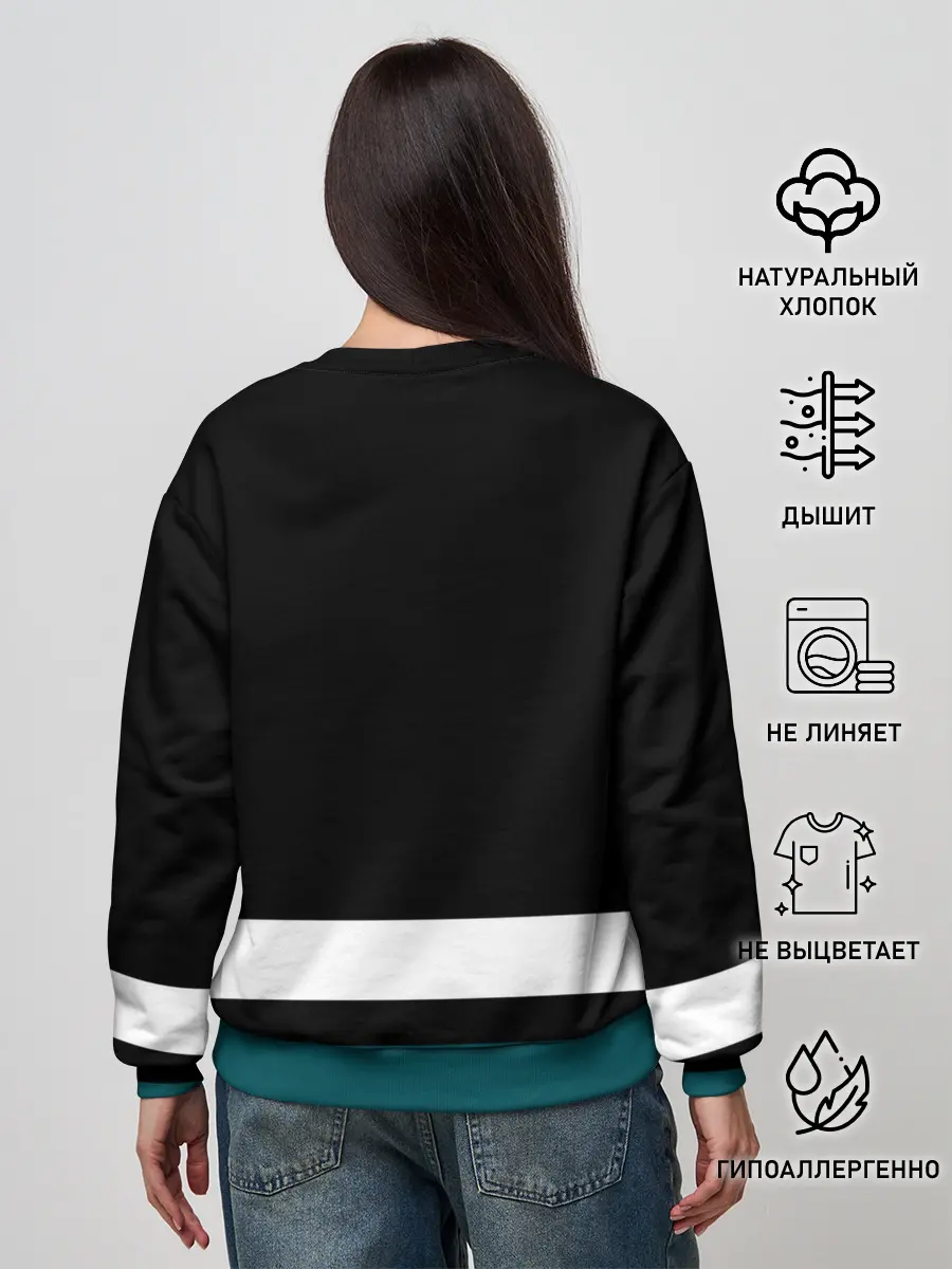 Женский свитшот / Сан-Хосе Шаркс